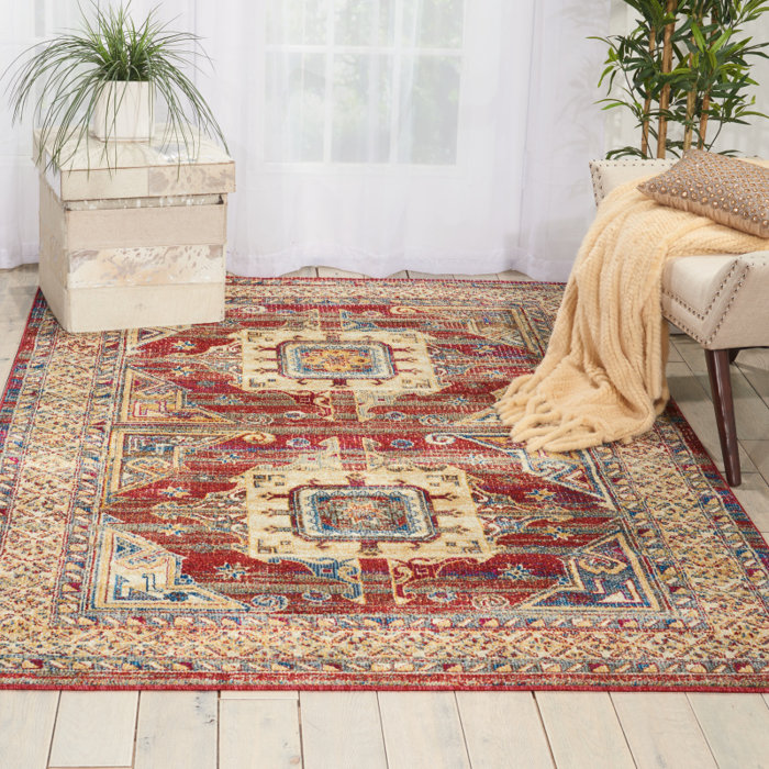 Bloomsbury Market Landen Brick Area Rug & Reviews Wayfair.ca
